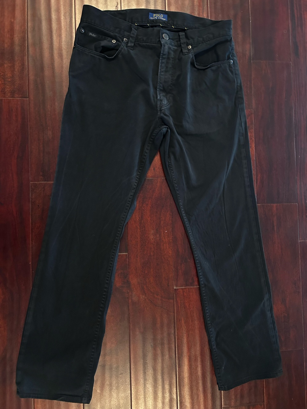Polo by Ralph Lauren Black Stretch Slim Straight Jeans